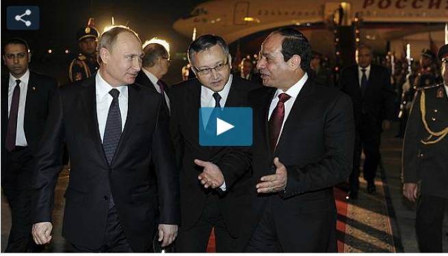 Αίγυπτος: Διμερείς επαφές Πούτιν – Σίσι